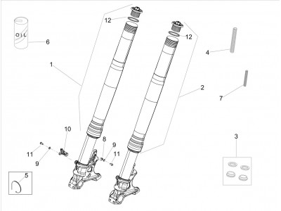 Εμπρός πιρούνι Ohlins